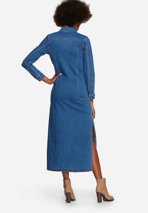 Glamorous - Long Denim Button Dress