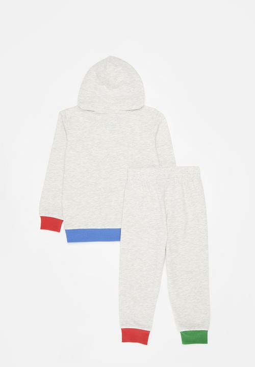 Converse - Cnvb squiggle po hoodie set - grey heather