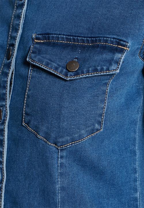 Glamorous - Long Denim Button Dress