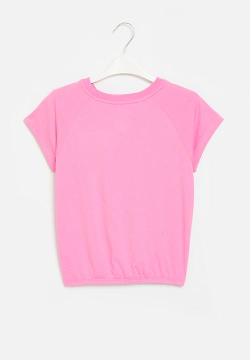 Converse - Cnvg raglan hi low knit top - oops pink