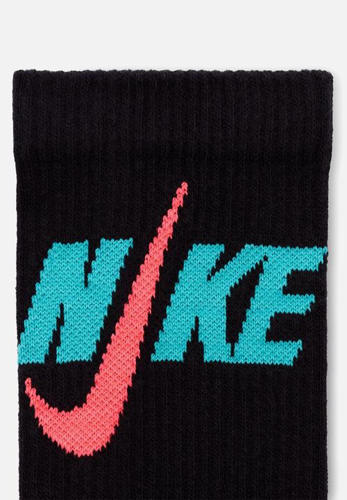 Nike - Nike Everyday Plus Cushioned Crew Socks (3 Pairs) - black