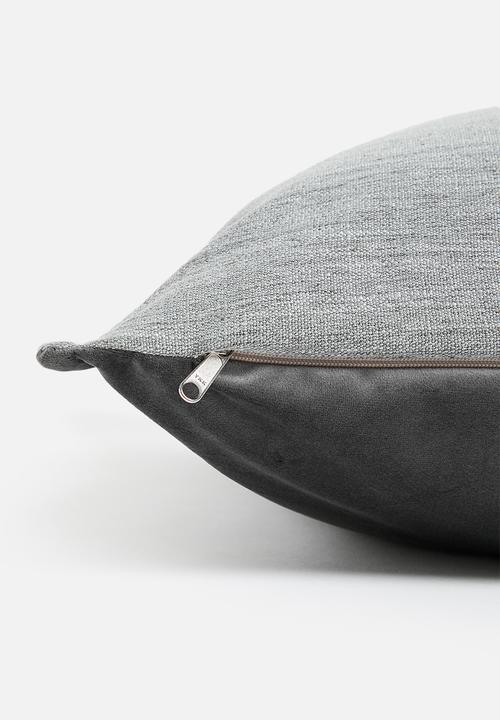 Hertex Fabrics - Granite cushion cover - charcoal