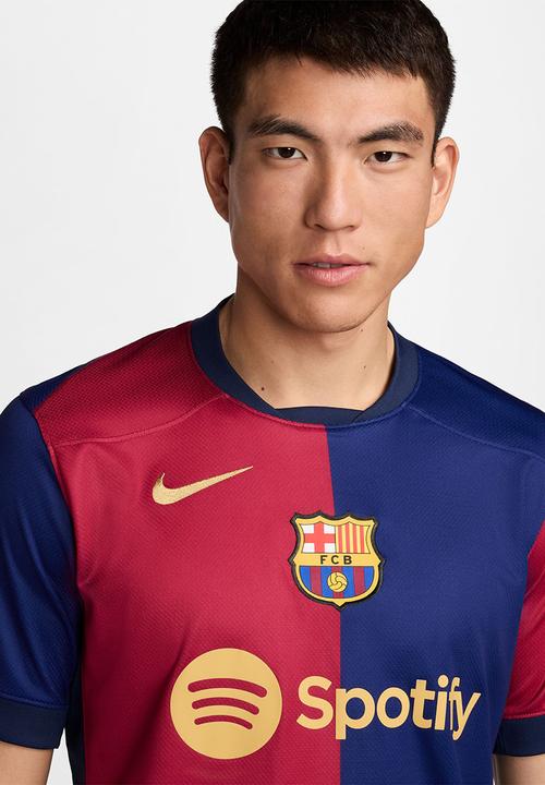 Nike - F.C. Barcelona 2024/25 Stadium Home Jersey - deep royal /red/gold