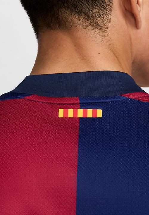 Nike - F.C. Barcelona 2024/25 Stadium Home Jersey - deep royal /red/gold