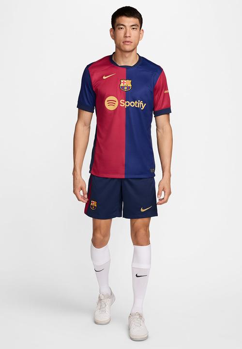 Nike - F.C. Barcelona 2024/25 Stadium Home Jersey - deep royal /red/gold