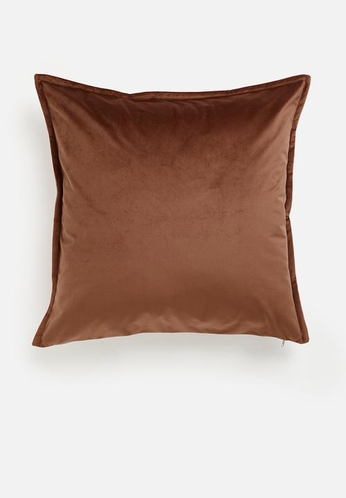 Hertex Fabrics - Granite cushion cover - Rust