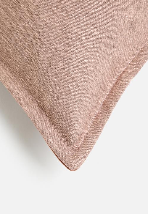 Hertex Fabrics - Granite cushion cover - Rust
