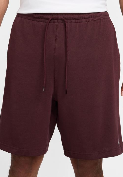 Nike - Nike Sportswear Club Knit Short  - burgundy crush/white