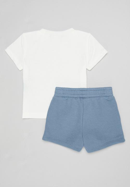 Levi’s® - Lvb batwing tee & knit short s - cloud dancer