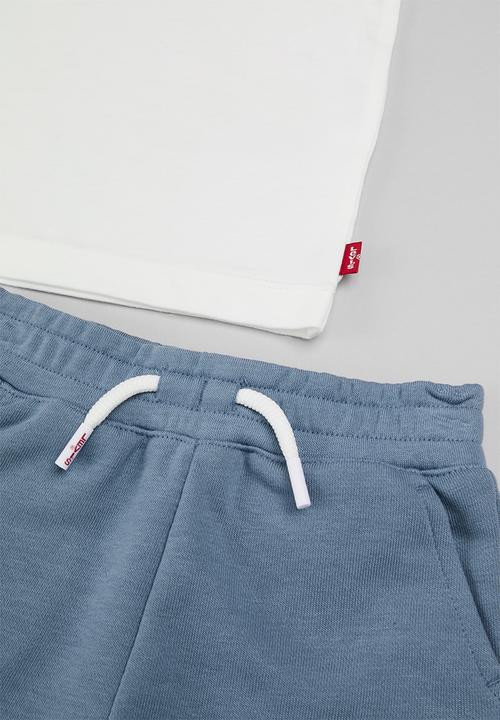 Levi’s® - Lvb batwing tee & knit short s - cloud dancer