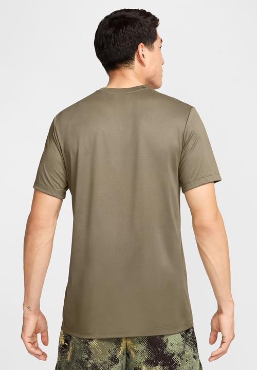 Nike - Dri-FIT Fitness   rlgd camo  T-Shirt - medium olive