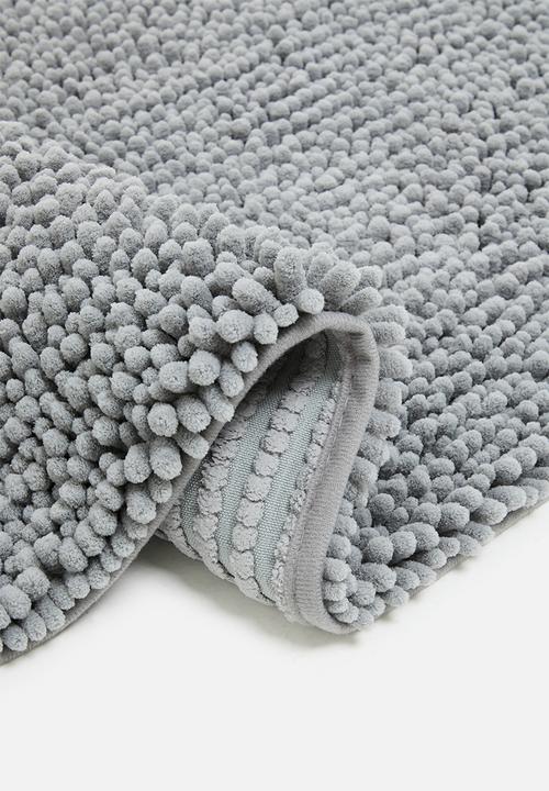 Linen House - Reed Grey Bathmat - grey