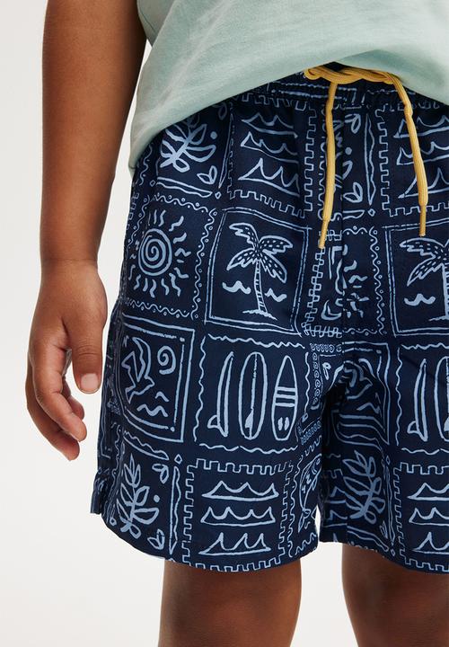 Cotton On - Bailey board short - in the navy/dusk blue medi coast