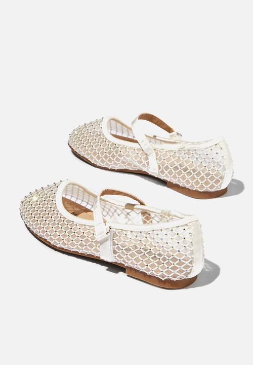 Cotton On - Olivia ballet flat - white mesh