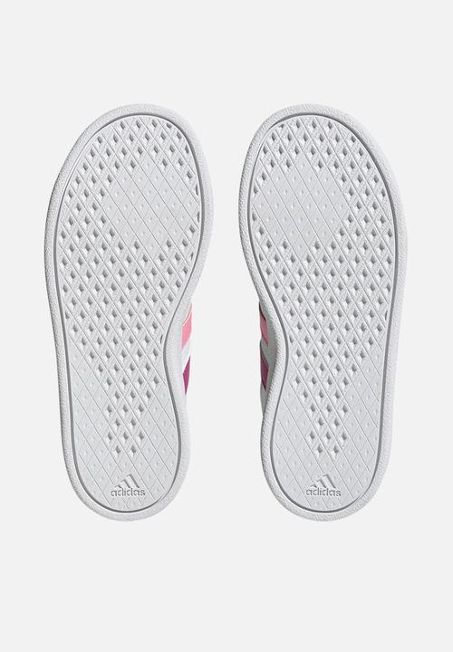 adidas Performance - Breaknet 2.0 K - Ftwr White/Lucid Fuchsia/Beam Pink