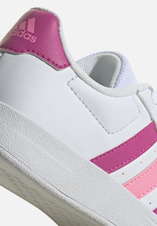 adidas Performance - Breaknet 2.0 K - Ftwr White/Lucid Fuchsia/Beam Pink