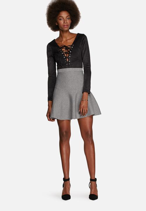 Glamorous - Faux suede bodysuit