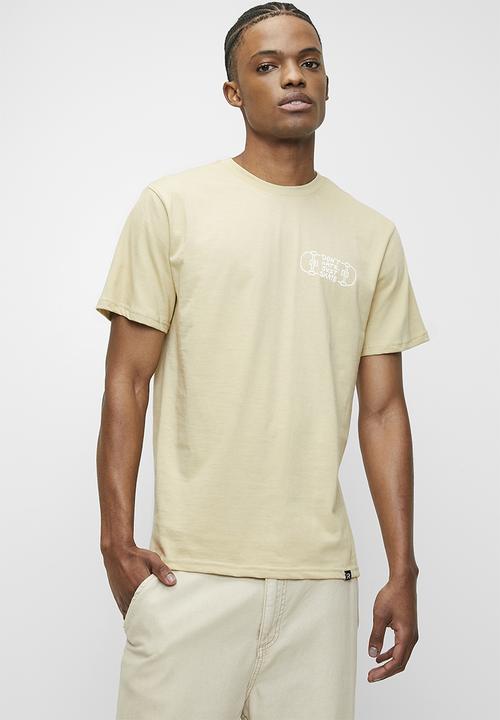 STYLE REPUBLIC - Relaxed Fit Sketch Graphic Tee - Stone