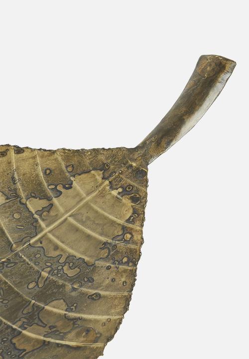 Sixth Floor - Iron Leaf Tray - Grey