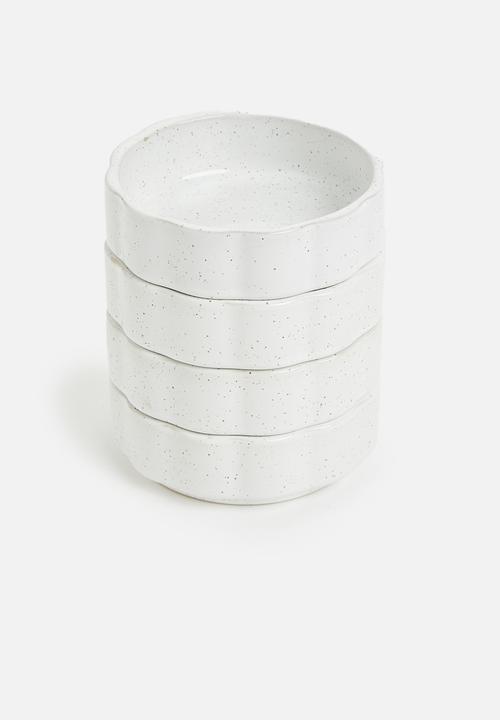 Sixth Floor - Yuri bowls set of 4 - White