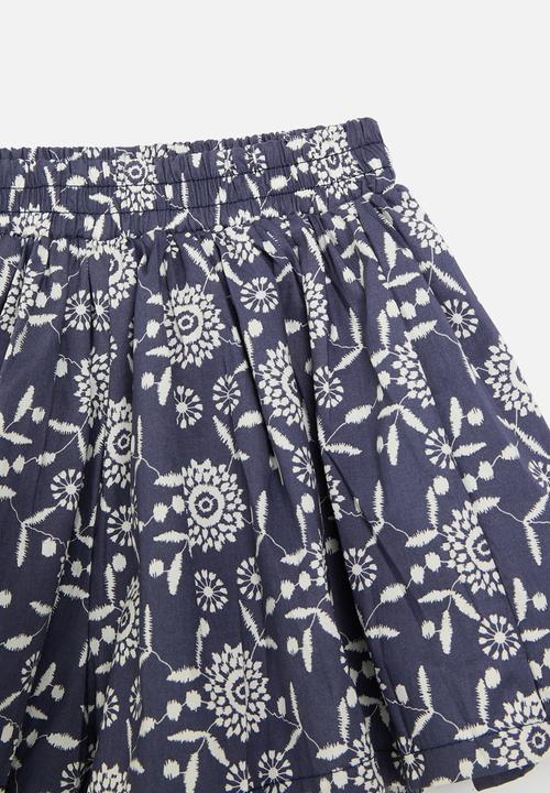 Pop Candy - Floral shorts - blue