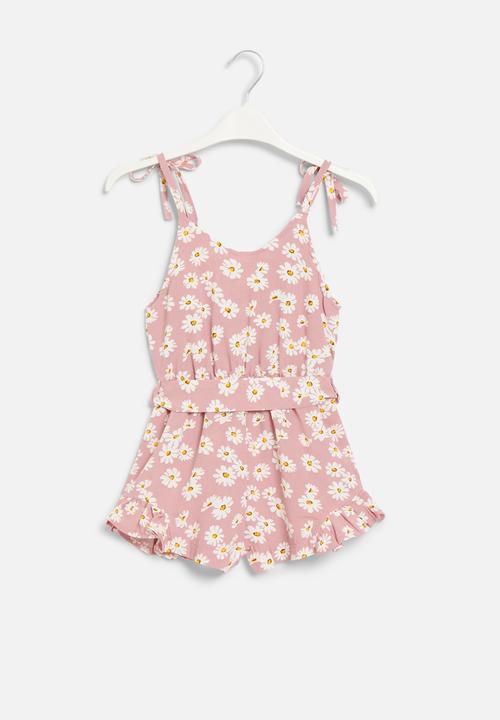 Pop Candy - Floral jumpsuit - pink