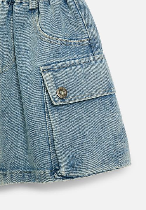 Pop Candy - Denim skirt - stone wash