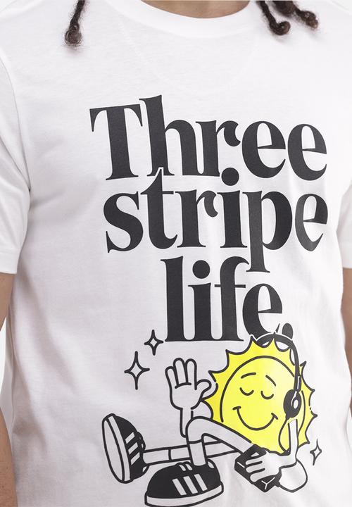 adidas Performance - Positive tee - white