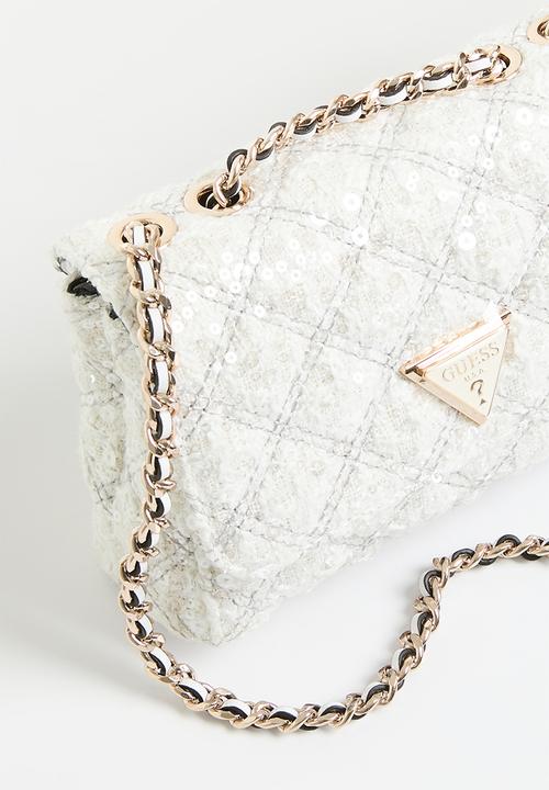 GUESS - Giully mini 2 comp cnvrtbl flp - white