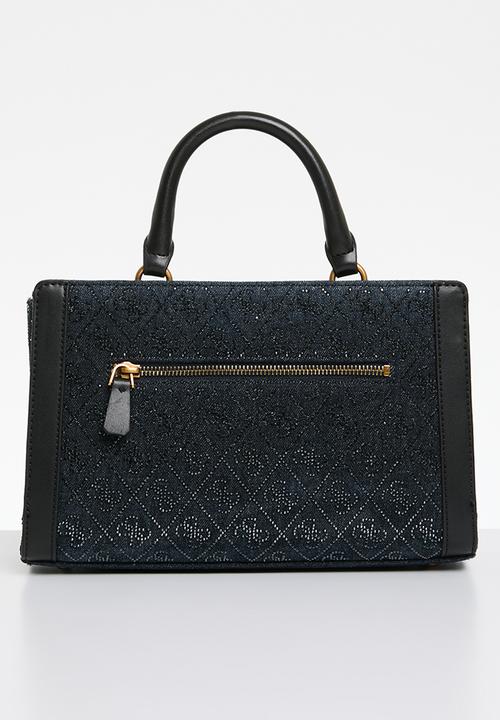 GUESS - Dili small satchel-black logo