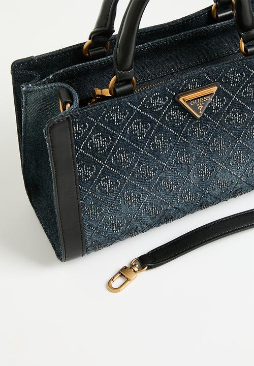 GUESS - Dili small satchel-black logo