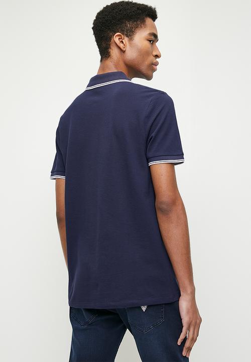 GUESS - Tipped core polo - cave blue