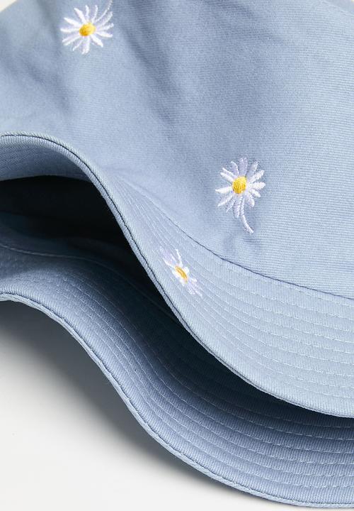 Pop Candy - Floral bucket hat - blue