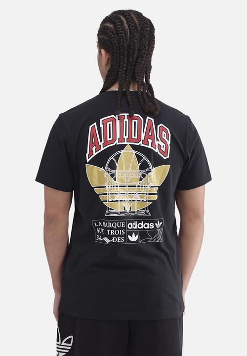 adidas Originals - Vrct s tee 2 backprint - black