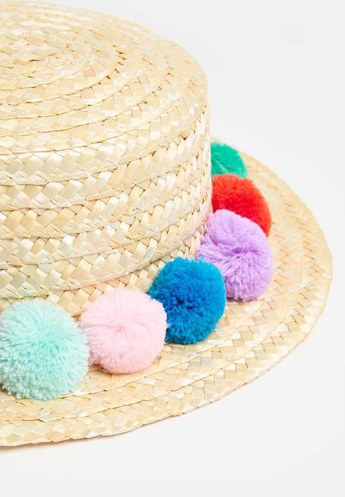 Pop Candy - Straw hat - brown