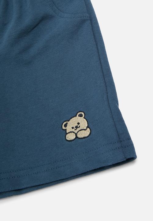 Pop Candy - Elasticated shorts - blue