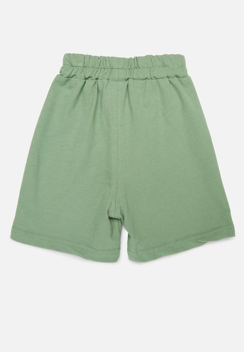 Pop Candy - Elasticated shorts - green