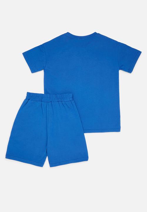 Pop Candy - Tee & short set - blue