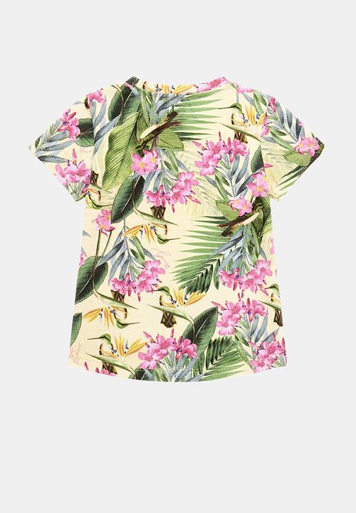 GUESS - Short sleeve t-shirt - botanical print