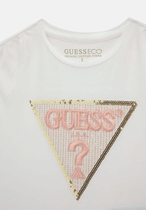 GUESS - Short sleeve tee - pure white