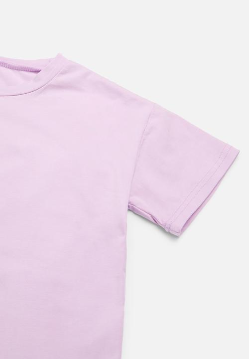 Pop Candy - Tee & cycling short set - purple