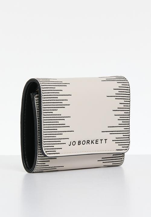 Jo Borkett - Teardrop small purse - off white