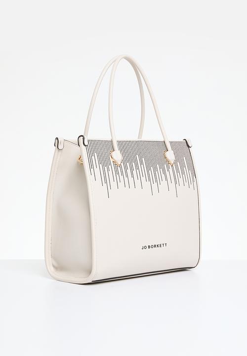 Jo Borkett - Teardrop shopper - off white
