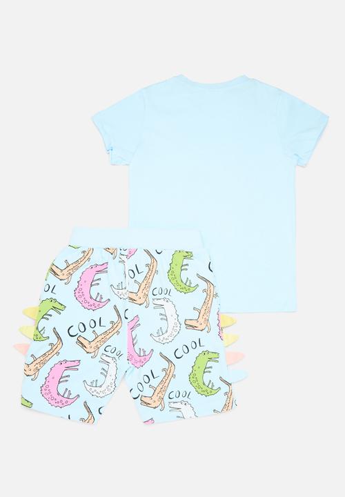 Pop Candy - Printed top and bottom set - light blue