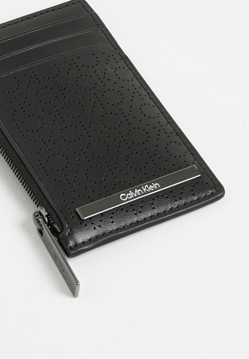 Calvin Klein - Modern Bar Ns Cardholder 6Cc Mon - Black