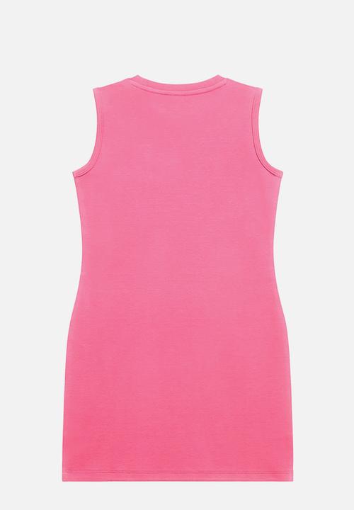 GUESS - Interlock sl dress - scared pink