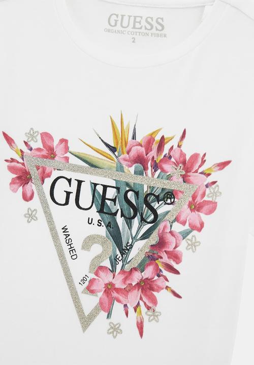 GUESS - Short sleeve tee- pure white