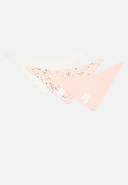 Pop Candy - 3 Piece printed bib set - pink