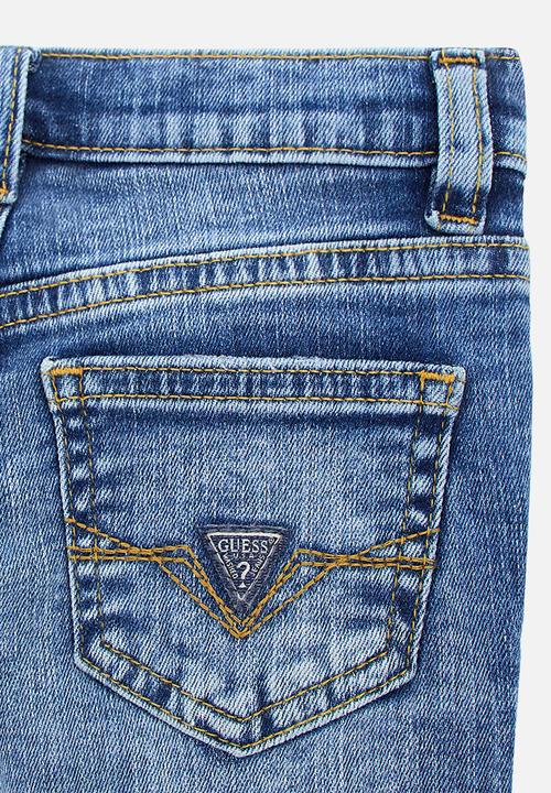 GUESS - Denim straight fit pants - soft light iced wash