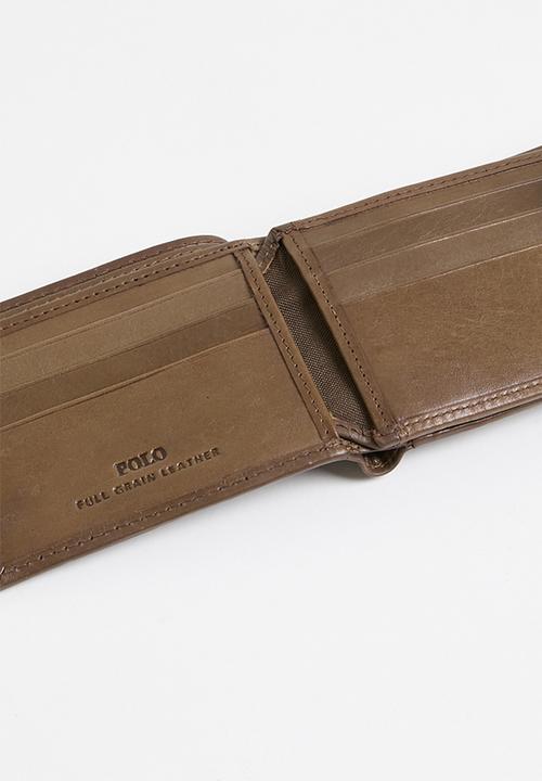 POLO - Small multicard tab wallet - brown